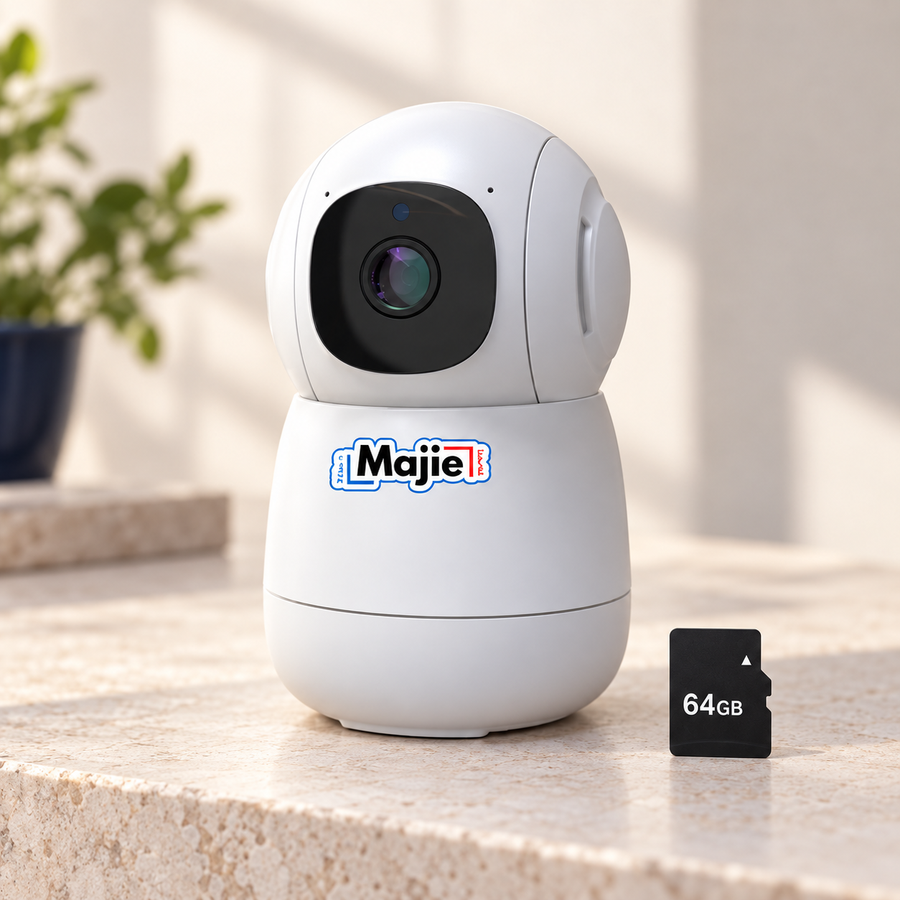 Caméra intérieure MAJIE avec carte microSD 64 Go